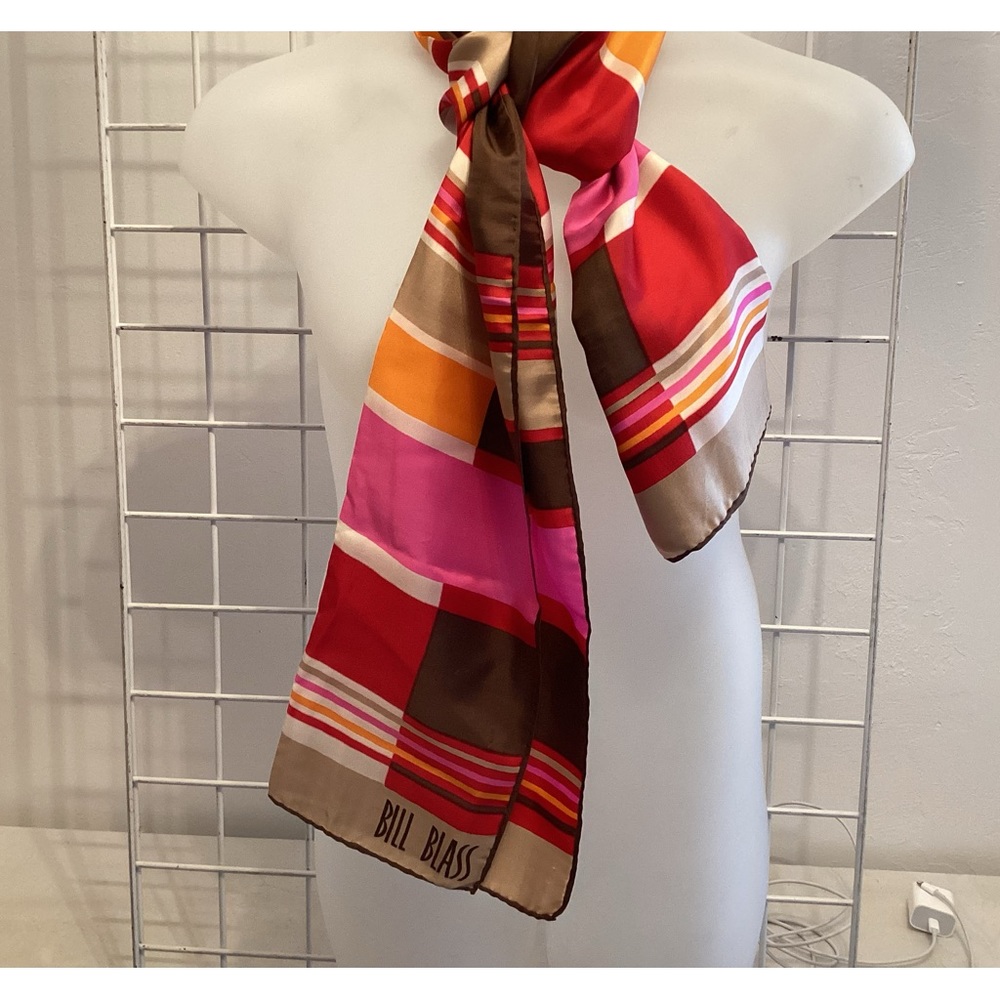 Vintage Bill Blass Signature Scarf